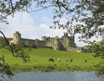 Alnwick castle from the river